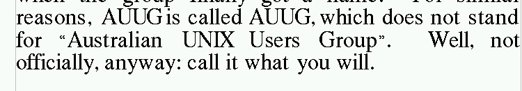 Before fixing with Emacs